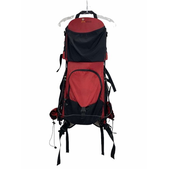 Sherpani Other - Sherpani Rumba Superlight Child Carrier Red Hiking Trail Pack Aluminum Frame